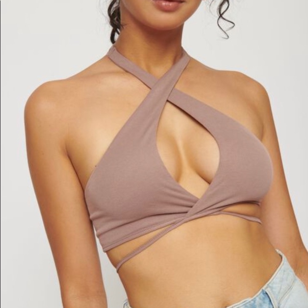 Wrap Halter Bralette | Dynamite